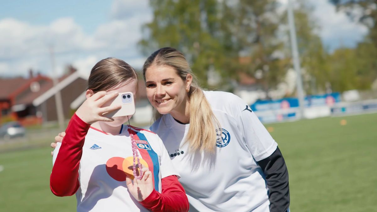 En dag fylt med fotballglede